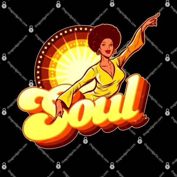 Vintage Afro Soul Retro 70s T-Shirt