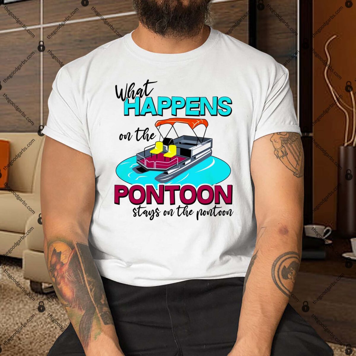 What Happens On The Pontoon Stays On The Pontoon Shirt