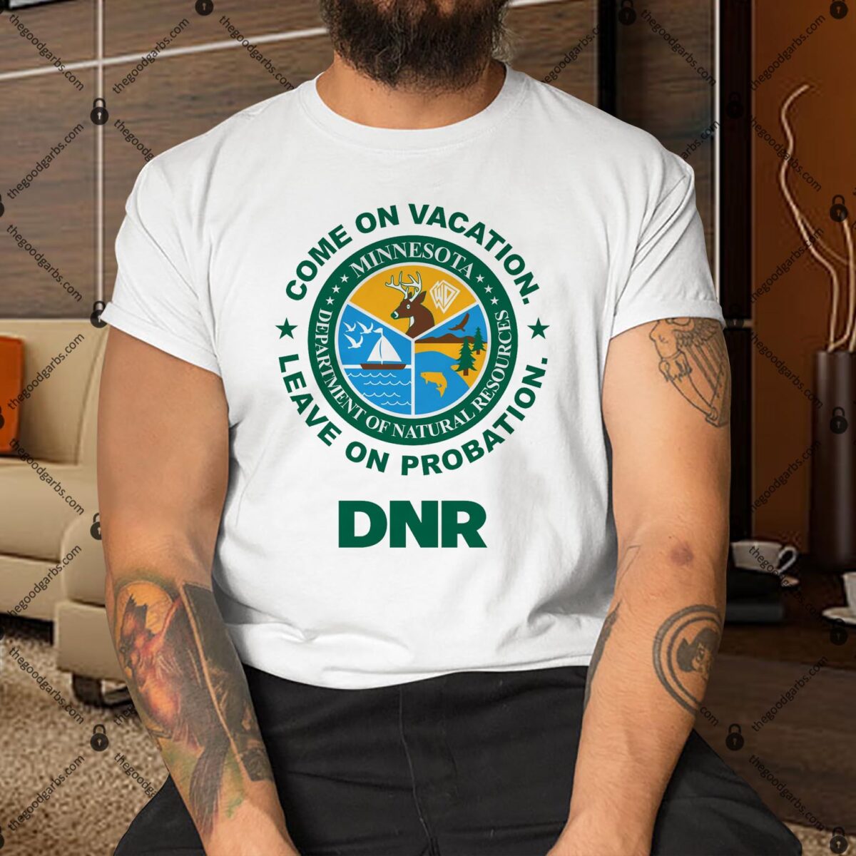 Whistlin Diesel Come On Vacation Leave On Probation DNR Power Hungry Shirt