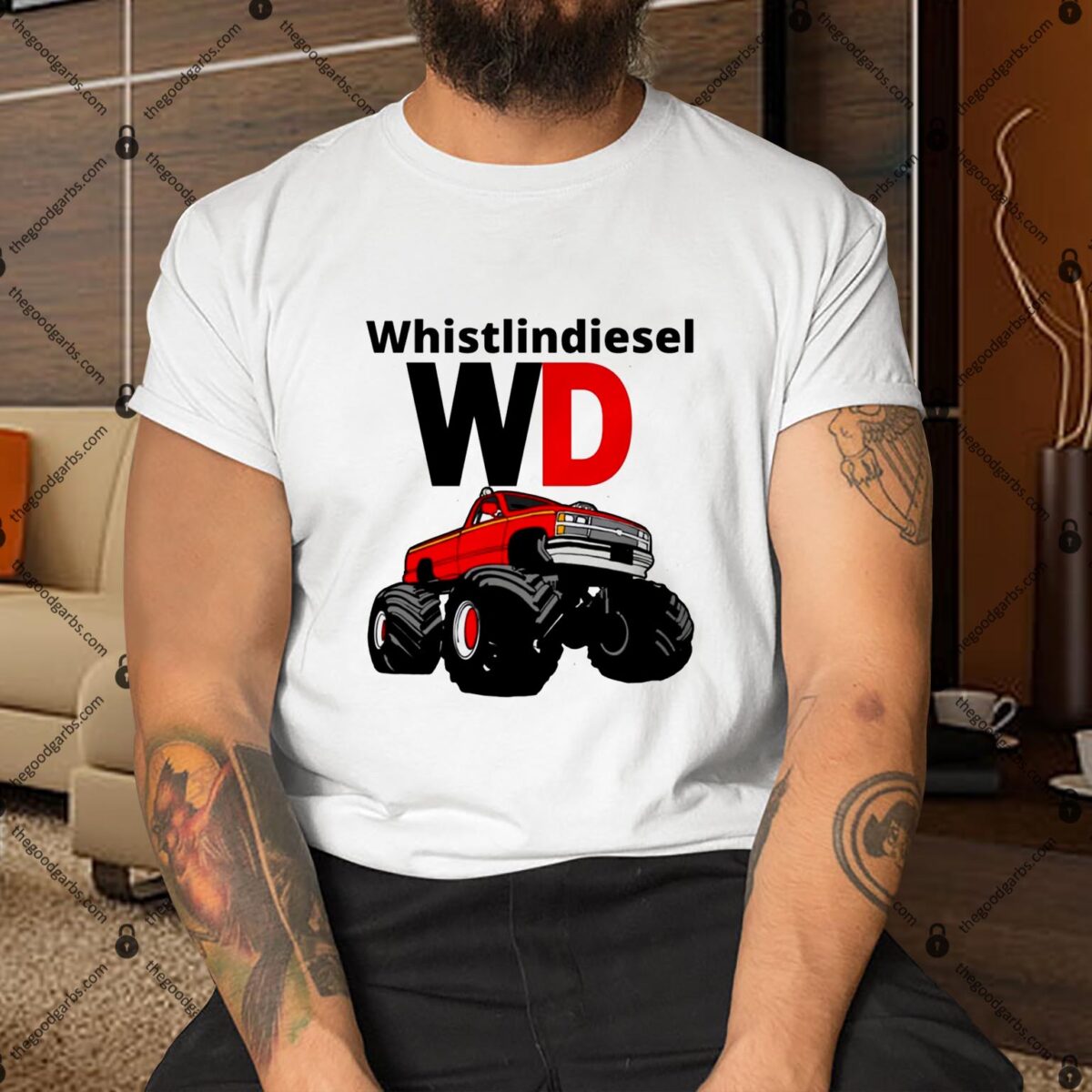 Whistlin Diesel Monster Car Shirt