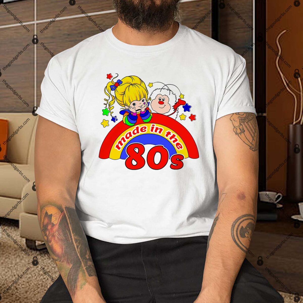 Womens Rainbow Brite Made In The 80s Fitted Shirt