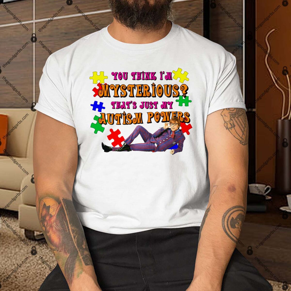 You Think I'm Mysterious That's Just My Autism Powers Shirt