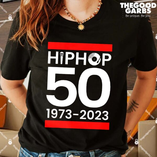 50 Years Hip Hop Retro 50th Anniversary Celebration Shirts