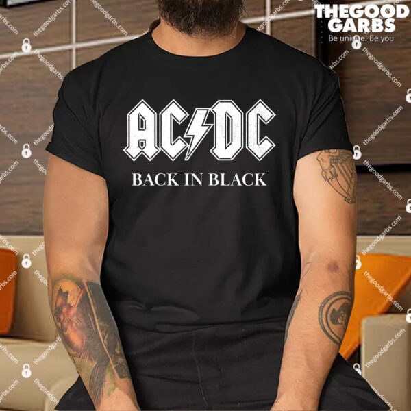 AC DC Back in Black Men Shirt