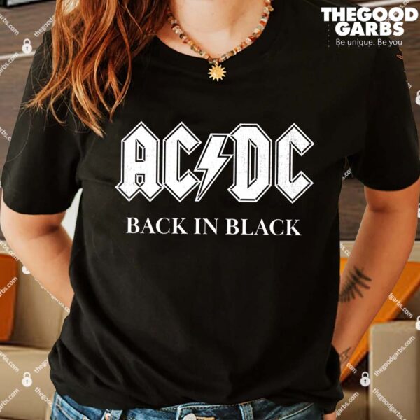 AC DC Back in Black Shirt
