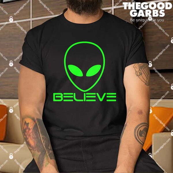 Alien Believe Funny Science Shirt