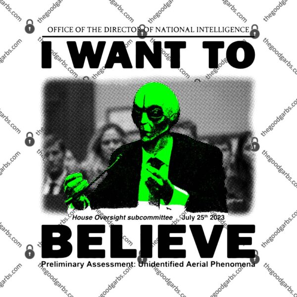 Alien I Want To Believe T-Shirt