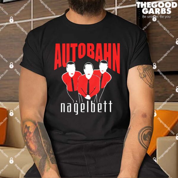 Autobahn Nagelbett Pop Band Logo Mens Shirt