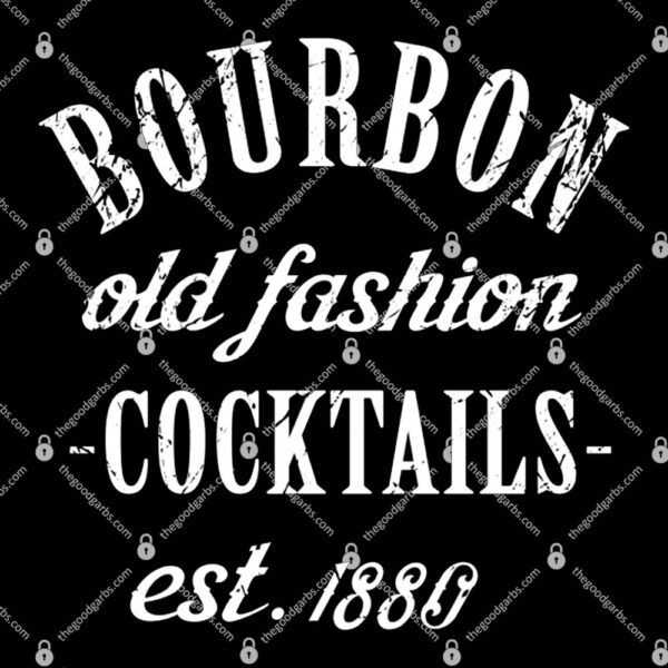 Bourbon old fashion cocktails est 1880 T-Shirt