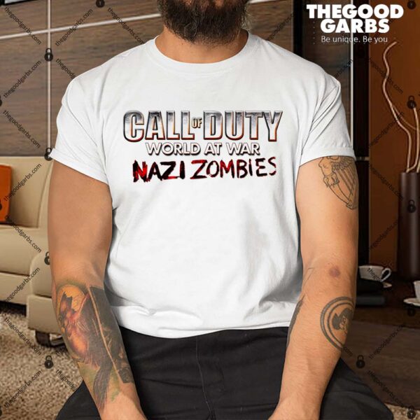 Call Of Duty World At War Nazi Zombies Shirt