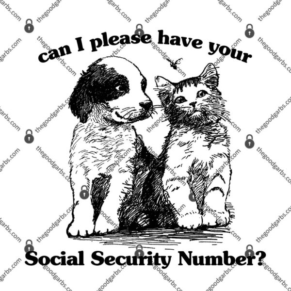Can I Please Have Your Social Security Number T-Shirt