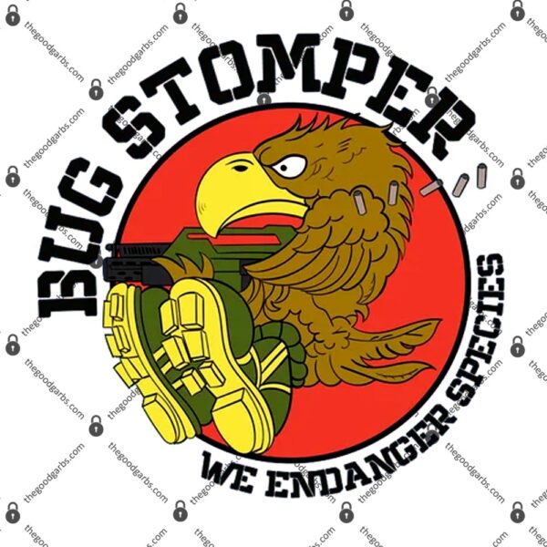 Colonial Marines Bug Stomper - We Endanger Species T-Shirt