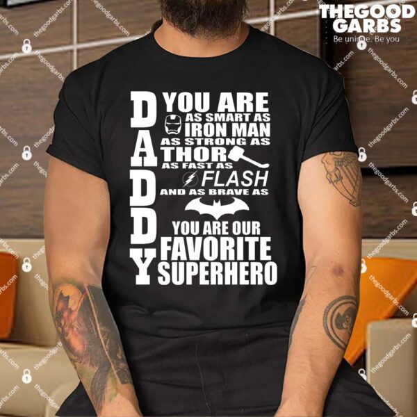 Daddy Superhero Father's Day Shirt