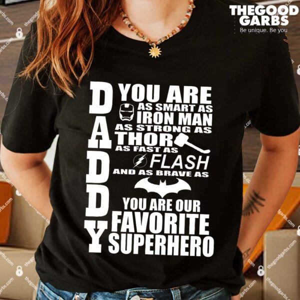 Daddy Superhero Father's Day Shirts
