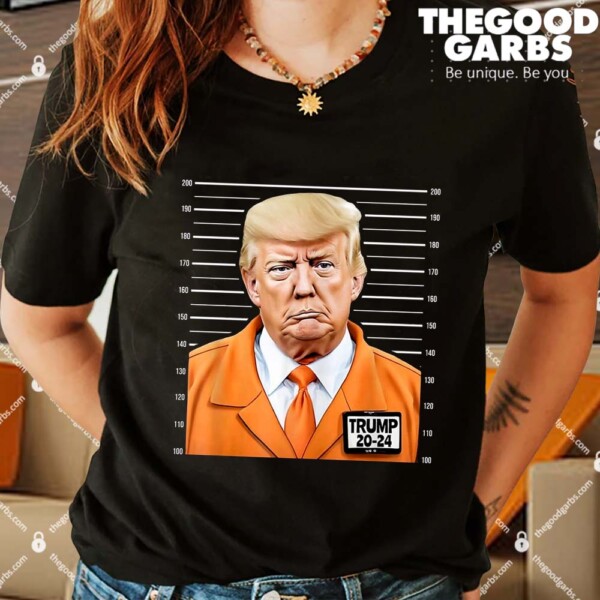 Donald Trump Mug Shot 2024 Orange Jail Suit Shirts