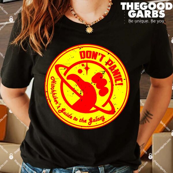 Don't Panic Hitchhikers Guide To The Galaxy Shirts