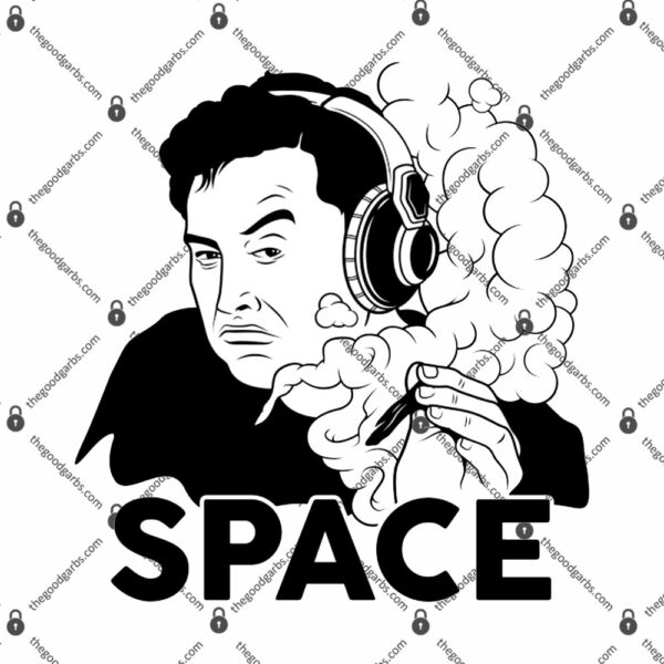 Elon Musk Smoking Weed Kids T-Shirt