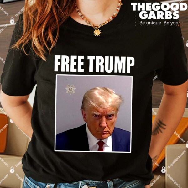 Free Donald Trump Mugshot Election Shirts