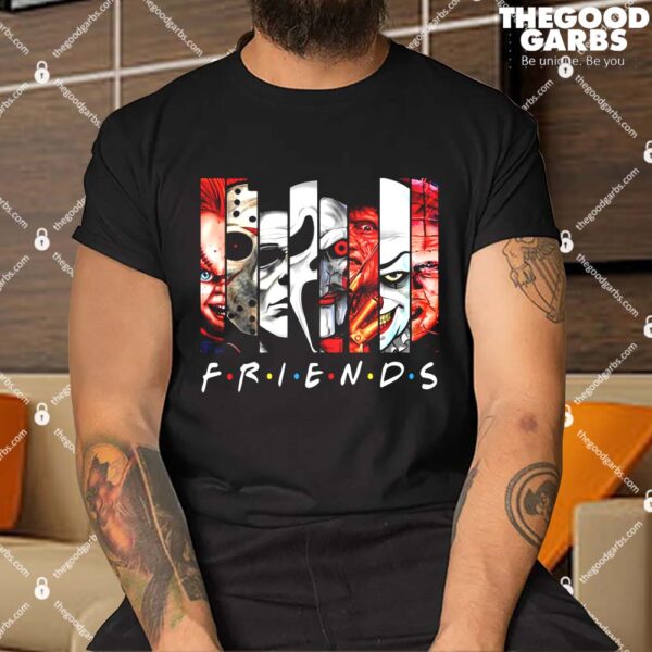 Friends Style Horror Movie Characters Art Shirt