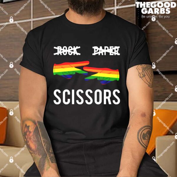 Gay Pride Rock Paper Scissors Shirt
