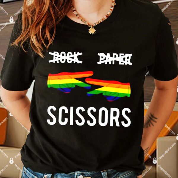 Gay Pride Rock Paper Scissors Shirts