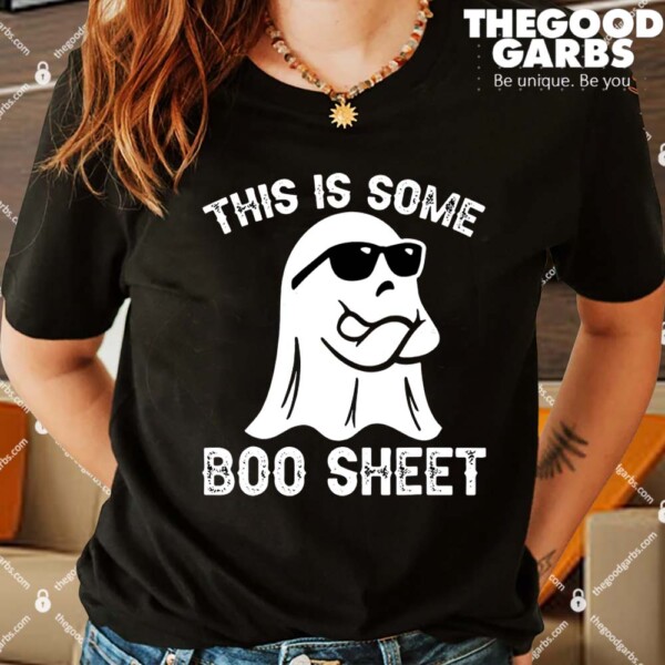 Halloween Retro Boo Ghost This Is Some Boo Sheet Shirts