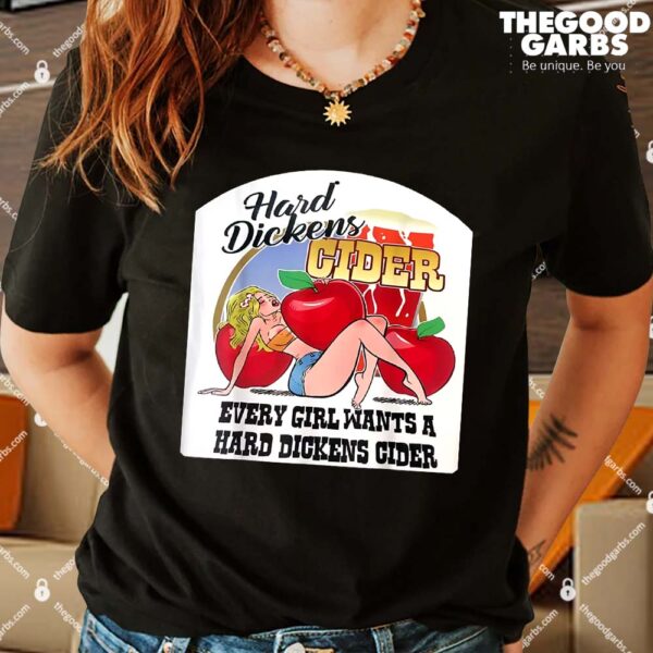 Hard Dickens Cider Shirt Funny Hard Dickens Cider Kids T-Shirts