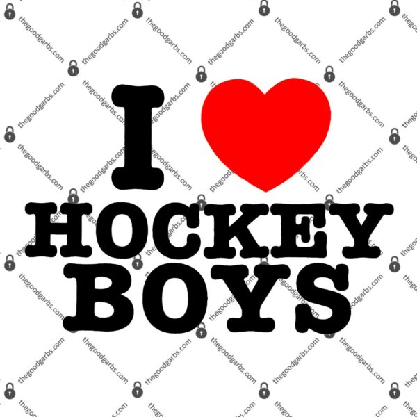I Love Hockey Boys T-Shirt