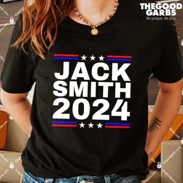 Jack Smith For President Jack Smith 2024 Karma Retro Us Flag Shirt
