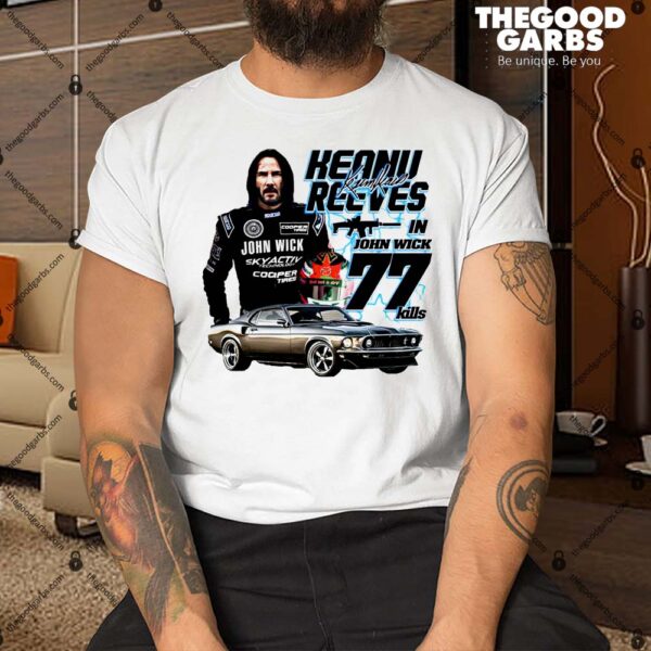 Keanu Reeves in John Wick Shirt