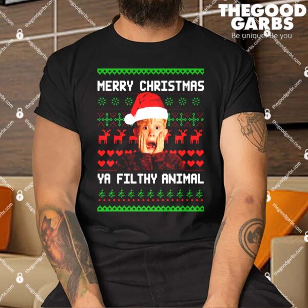 Kevin Mccallister Merry Christmas Ya Filthy Animal Christmas Shirt