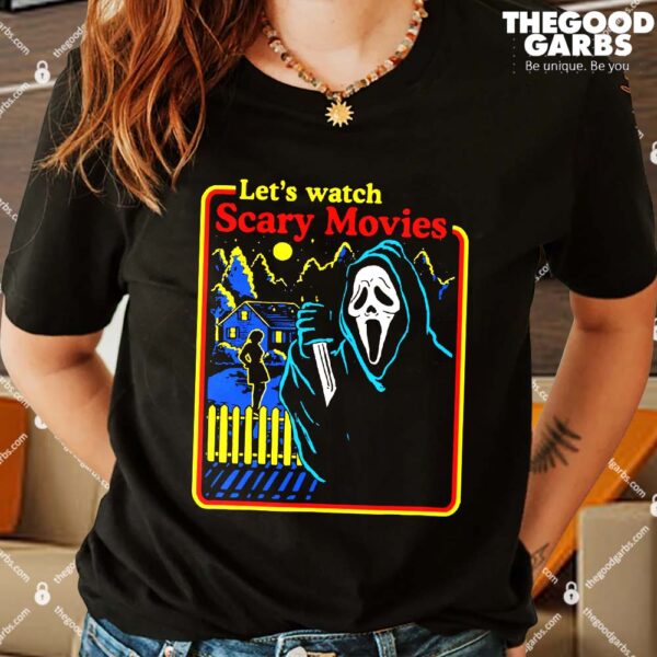 Lets Watch Scary Movies Scream Horror Shirts