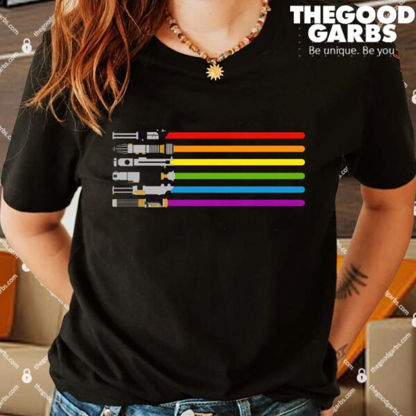 Lightsaber Rainbow Shirts