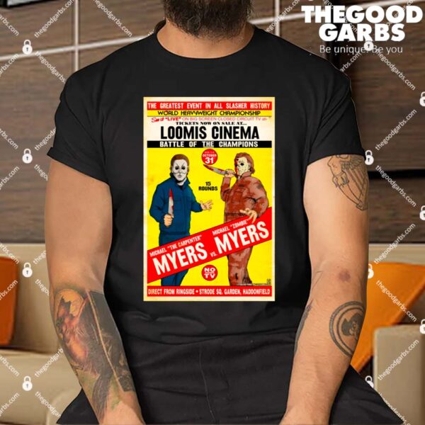 Myers vs Myers Funny Michael Myers Halloween Shirt