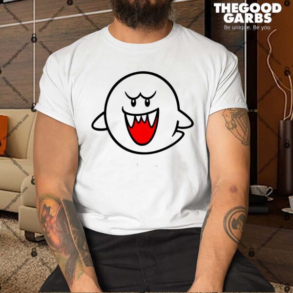 Nintendo Super Mario Boo Character Portrait Graphic Shirt
