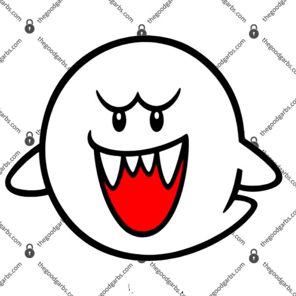 Nintendo Super Mario Boo Character Portrait Graphic T-Shirt