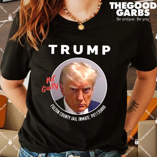 Not Guilty Fulton County Jail Inmate P01135809 Mugshot Shirts