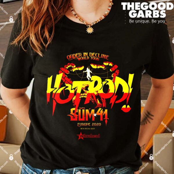 Order In Decline Sum41 Europe 2020 Shirts