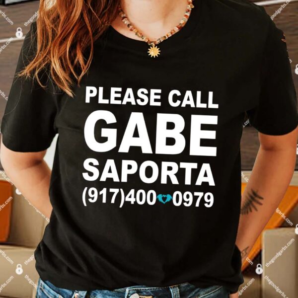 Please Call Gabe Saporta Shirts