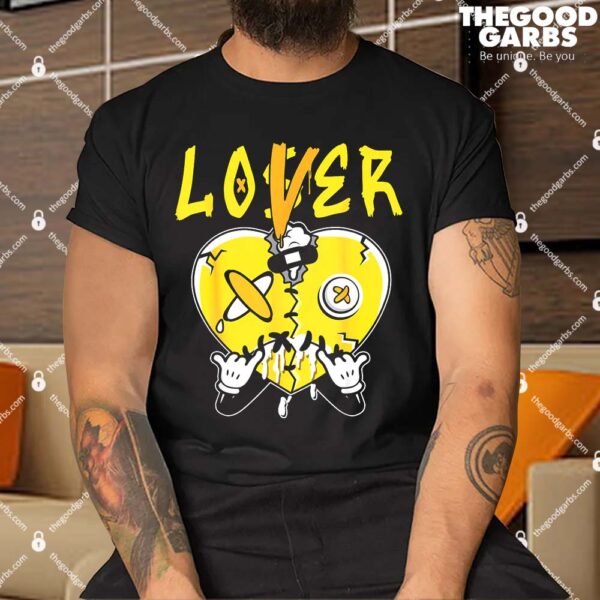 Racer Yellow 5s To Match Loser Lover Heart 5 Racer Blue Shirt