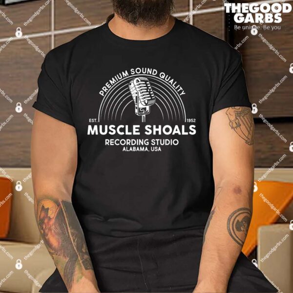 Retro Muscle Shoals Recording Studio Alabama USA Logo Shirt
