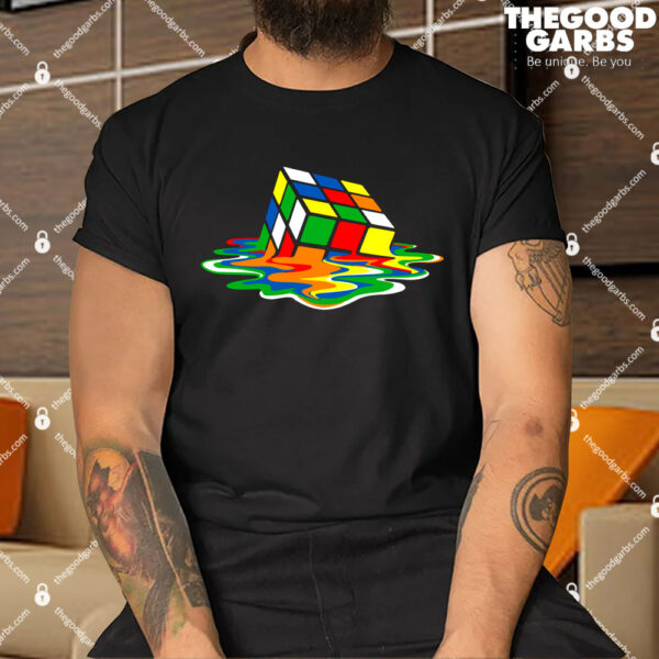 Rubicks Cube Melting Shirt