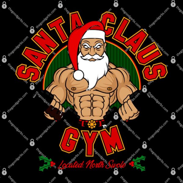 Santa Claus Gym T-Shirt