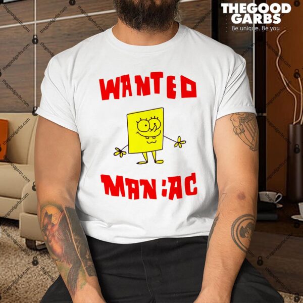SpongeBob SquarePants Wanted Maniac Shirt