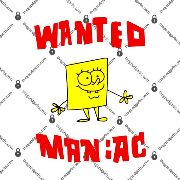 SpongeBob SquarePants Wanted Maniac T-Shirt