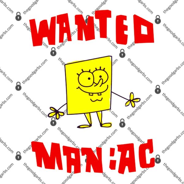 SpongeBob SquarePants Wanted Maniac T-Shirt