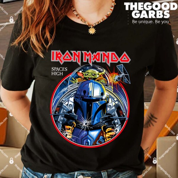 Star Wars Iron Mando Spaces High Shirts