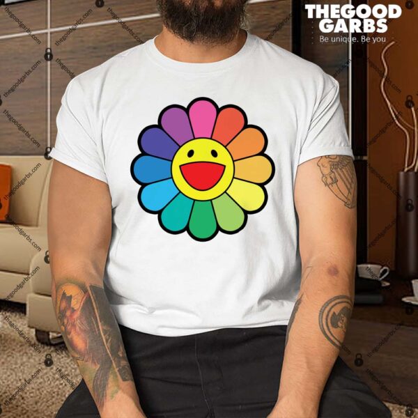 Takashi Murakami Flower Rainbow Shirt