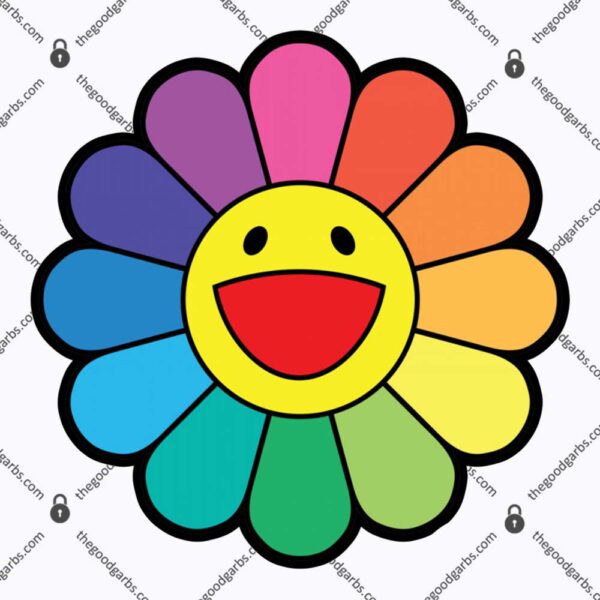 Takashi Murakami Flower Rainbow T-Shirt