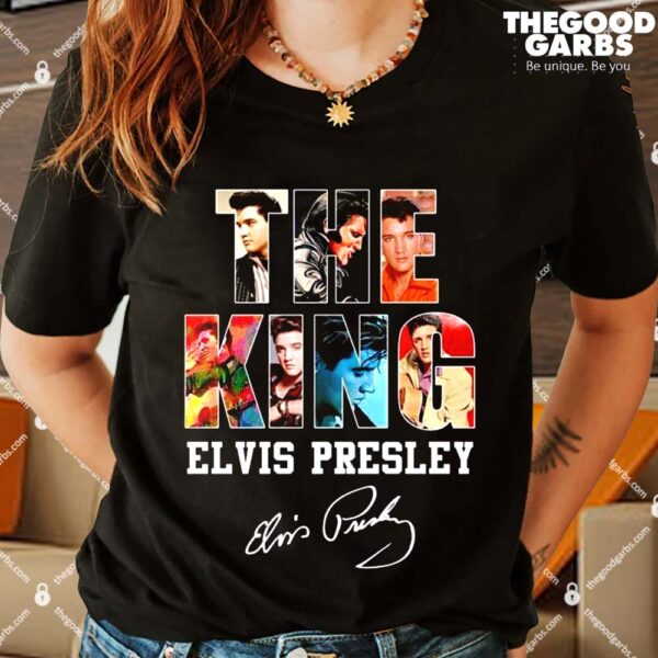 The King Elvis Presley Signatures Shirt